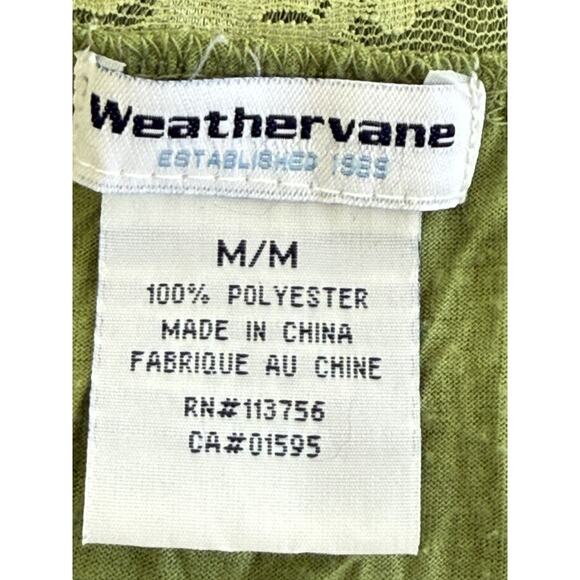 Vintage Weathervane Women's Med Y2K Lace Trim Camisole Dainty Coquette Romantic - Picture 4 of 5